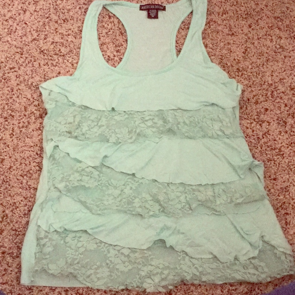 Mint Lacey tank top!